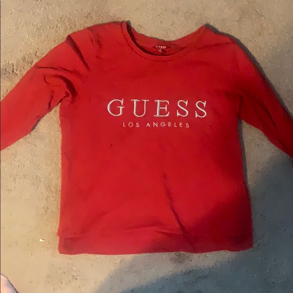 Guess LA Red Sweater